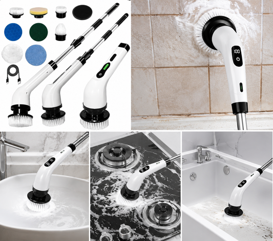 9 in 1 Electric Spin Scrubber